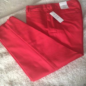 Liz Claiborne "Emma" Ankle Pants, 12P/ NWT/Coral